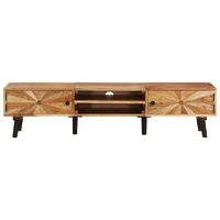 TV Cabinet 145x35x35 cm Solid Wood Acacia