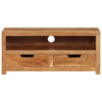 TV Cabinet 88x35x40 cm Solid Wood Acacia
