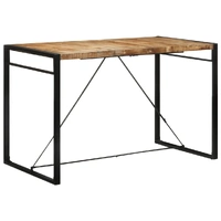 Bar Table 175x90x110 cm Solid Rough Wood Mango