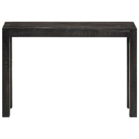 Console Table Black 110x30x76 cm Solid Wood Mango
