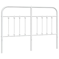 Metal Headboard White 152 cm Queen