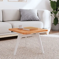 Table Top 50x50x2.5 cm Square Solid Wood Beech