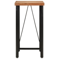 Bar Table 55x55x107 cm Solid Wood Acacia and Iron