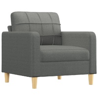 Sofa Chair Dark Grey 60 cm Fabric