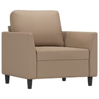 Sofa Chair Cappuccino 60 cm Faux Leather