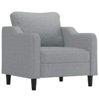 Sofa Chair Light Grey 60 cm Fabric