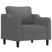 Sofa Chair Dark Grey 60 cm Fabric