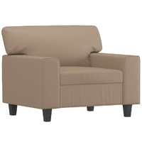 Sofa Chair Cappuccino 60 cm Faux Leather
