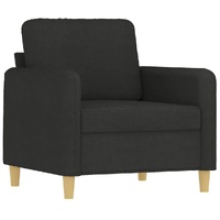 Sofa Chair Black 60 cm Fabric