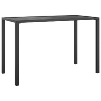 Garden Dining Table Anthracite 110x54x70 cm Steel