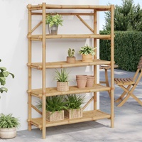 5-Layer Shelf 100x40x150 cm Bamboo