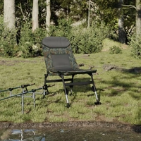 Fishing Chair with Adjustable Mud Legs Foldable Camouflage