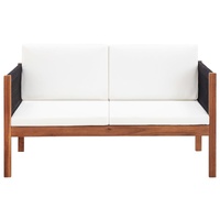 Garden Sofa 2-Seater Solid Acacia Wood
