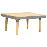 Garden Coffee Table 60x60x31.5 cm Solid Acacia Wood