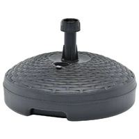 Umbrella Base Sand/Water Filled 20 L Anthracite Plastic Rattan
