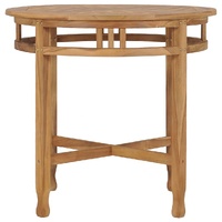 Dining Table Ø 80 cm Solid Teak Wood