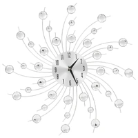 Wall Clock with Quartz Movement Modern Design 50 cm