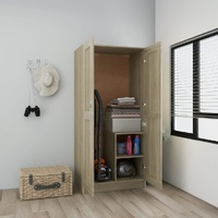 Wardrobe Sonoma Oak 82.5x51.5x180 cm Engineered Wood