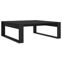 Coffee Table Black 100x100x35 cm Engineered Wood