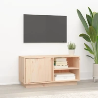 TV Cabinet 80x35x40.5 cm Solid Wood Pine