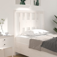 Headboard White 96 cm Solid Wood Pine
