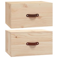 Wall-mounted Bedside Cabinets 2 pcs 40x29.5x22 cm