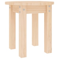 Coffee Table Ø 35x35 cm Solid Wood Pine