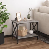 Side Table Grey Sonoma 55x38x45 cm Engineered Wood