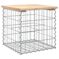 Garden Bench Gabion Design 43x44x42 cm Solid Wood Pine