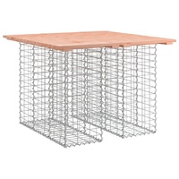 Garden Bench Gabion Design 100x102x72 cm Solid Wood Douglas