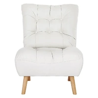  lounge accent chair sofa recliner cream