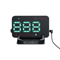 Universal Car Digital GPS Speedometer HUD Display Overspeed Warning Alarm 2 Modes