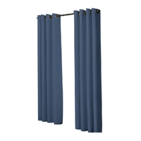 2x blockout curtains panels 3 layers