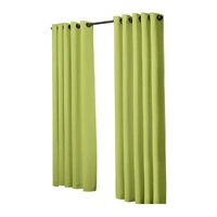 2x blockout curtains panels 3 layers