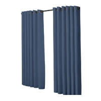 2x blockout curtains panels 3 layers