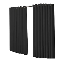 2x blockout curtains panels 3 layers black cd1003-300x230-gy