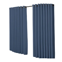 2x blockout curtains panels 3 layers