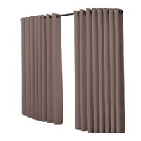 2x blockout curtains panels 3 layers taupe cd1003-300x230-gy