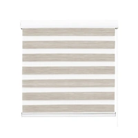  blackout zebra roller blind curtains 210x210 beige