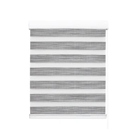 blackout zebra roller blind curtains 60x210 grey
