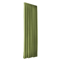  2xblockout curtains chenille 132x250 green