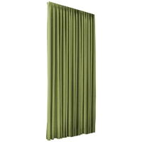  2xblockout curtains chenille 180x250 green cd1016-180x250-dg