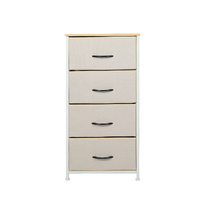  Storage Cabinet Tower Chest Beige