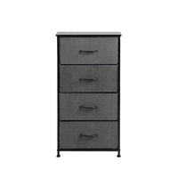  storage cabinet tower chest dark grey