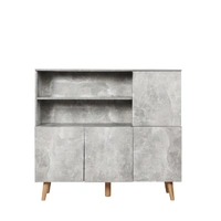  buffet sideboard storage cabinet grey