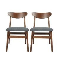  2xdining chairs kitchen chair brown 2pack