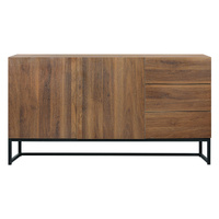  Buffet Sideboard Storage Cabinet Walnut