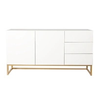  buffet sideboard storage cabinet white