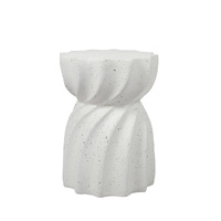  Side Table End Terrazzo Hourglass