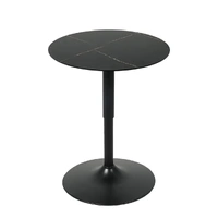  Bar Table Swivel Gas Lift Counter Black